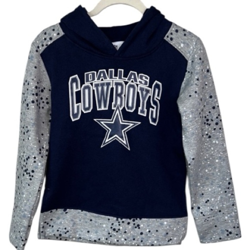 NFL Dallas Cowboys Girls Hoodie Sweatshirt size L 10-12
